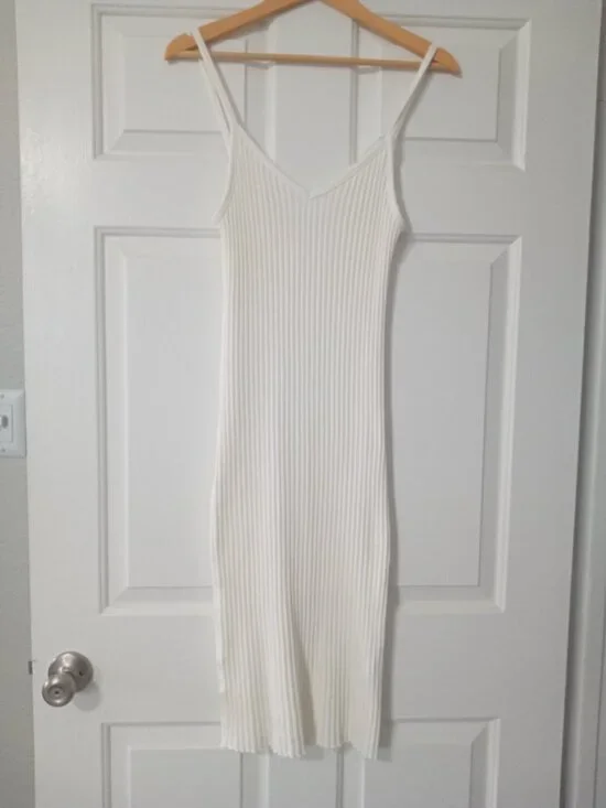 ZARA Ribbed Spring/Summer Bodycon Dress / $21 / NEW - Picture 2 of 7